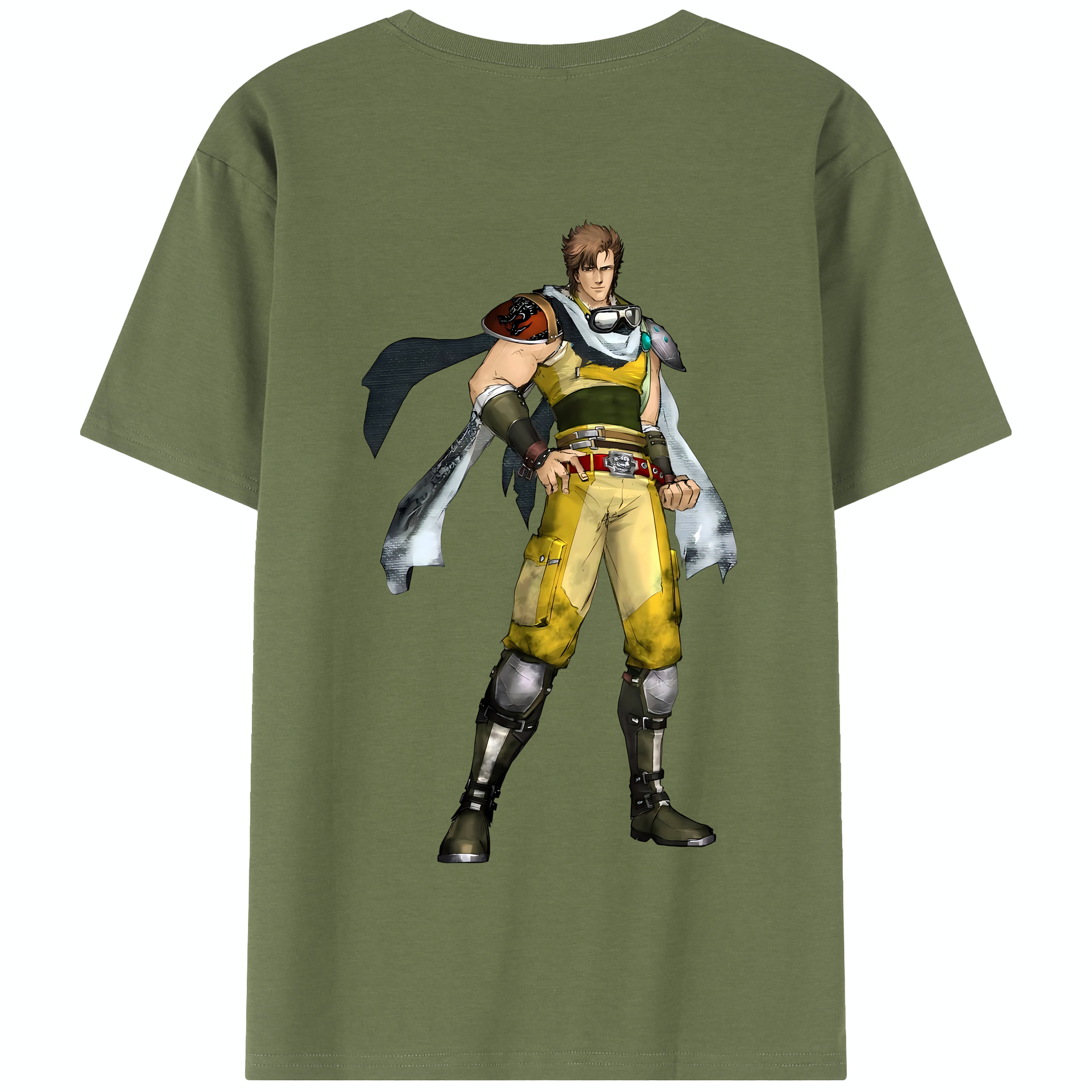 （画像用） 北斗の拳 Fist of the North Star 綿100％半袖Tシャツ（背面プリント）